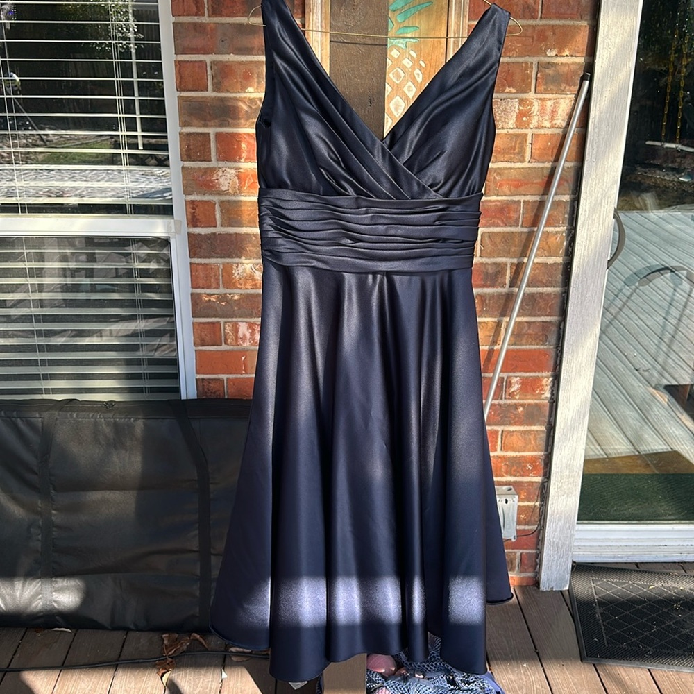 Bill Levkoff 167 European Satin cocktail dress mother of the bride
